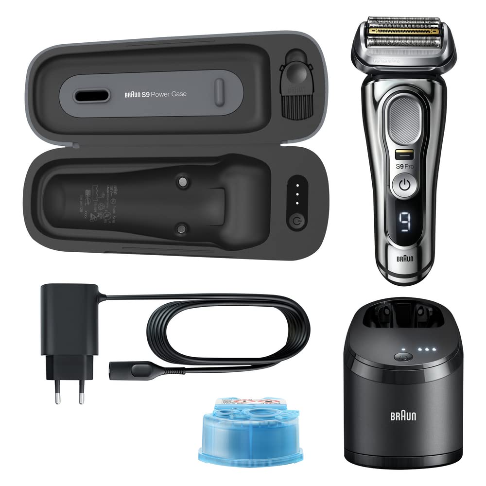 Series 9 Pro Premium Elektrorasierer mit 4+1 Scherkopf, Rasierer Herren Elektrisch, 9497cc, silber