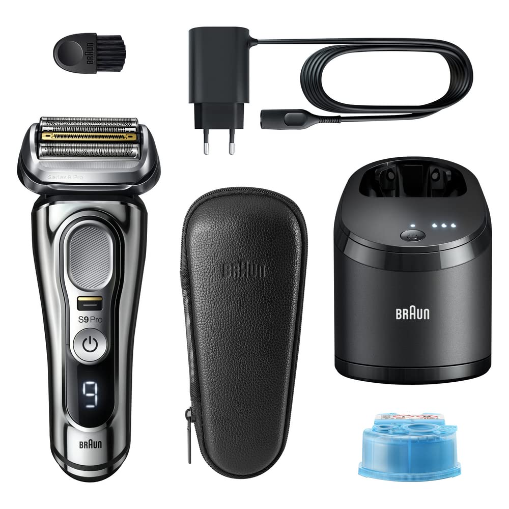 Series 9 Pro Premium Elektrorasierer mit 4+1 Scherkopf, Rasierer Herren Elektrisch, 9486cc, chrom
