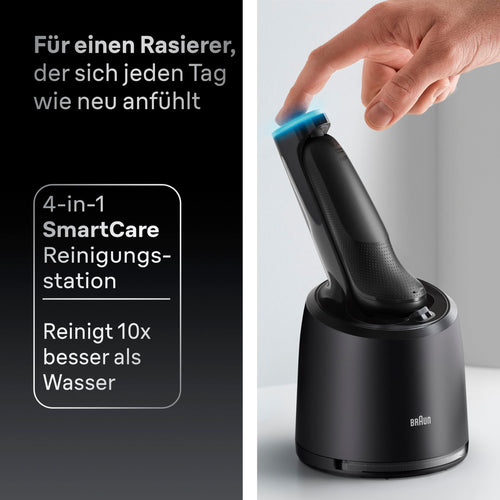 Series 7 Rasierer Herren Elektrisch, Elektrorasierer, 60 Min. Akku, Rasierapparat, N7200cce, Schwarz