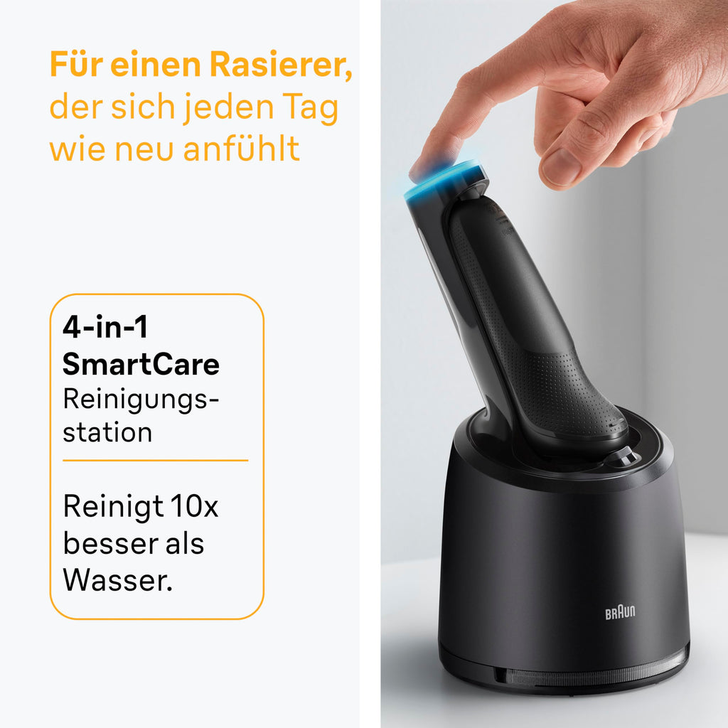 Series 5 Elektrorasierer Herren, Rasierapparat mit 50 Min. Akku, 52-N7650cc, Schwarz