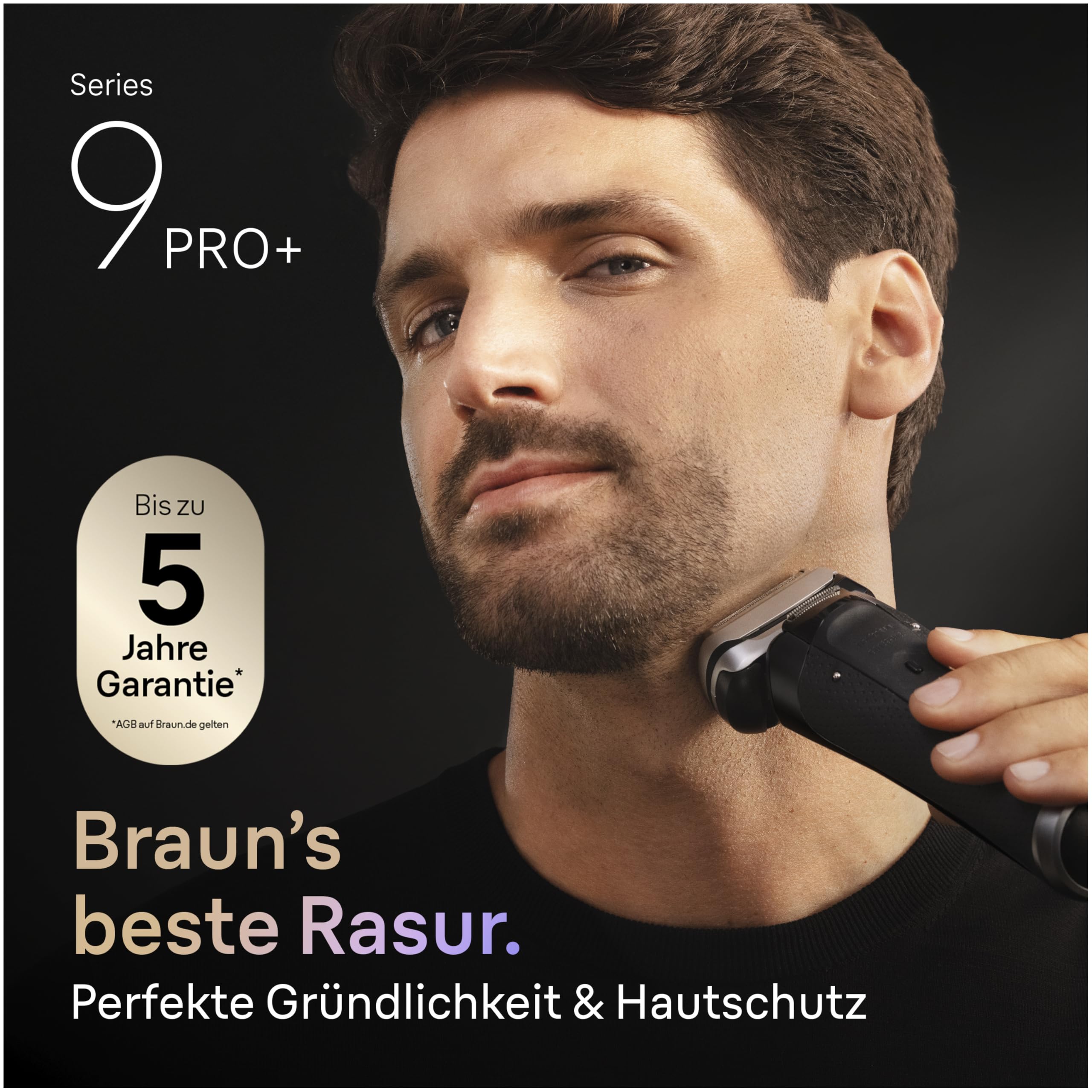 Series 9 PRO+ Elektrorasierer, 5+1 Ultradünne Präzisionsklingen, Pro SensoAdapt, 9625S, Graphit