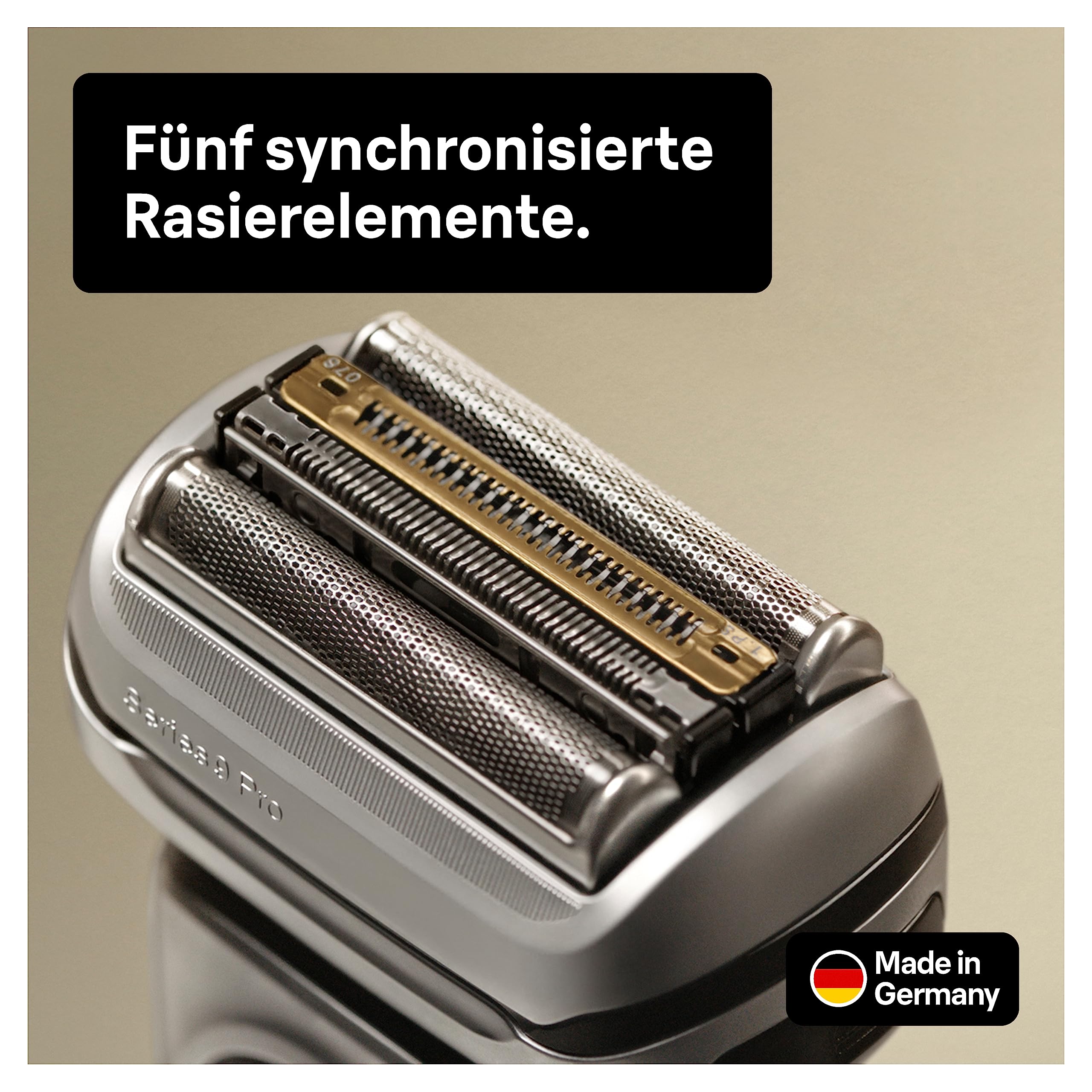 Series 9 Pro Premium Rasierer Herren, Scherkopf, Elektrorasierer & Trimmer, 60 Min. Akkulaufzeit, 1-, 3-, 7-Tage-Bart, 9410s, schwarz