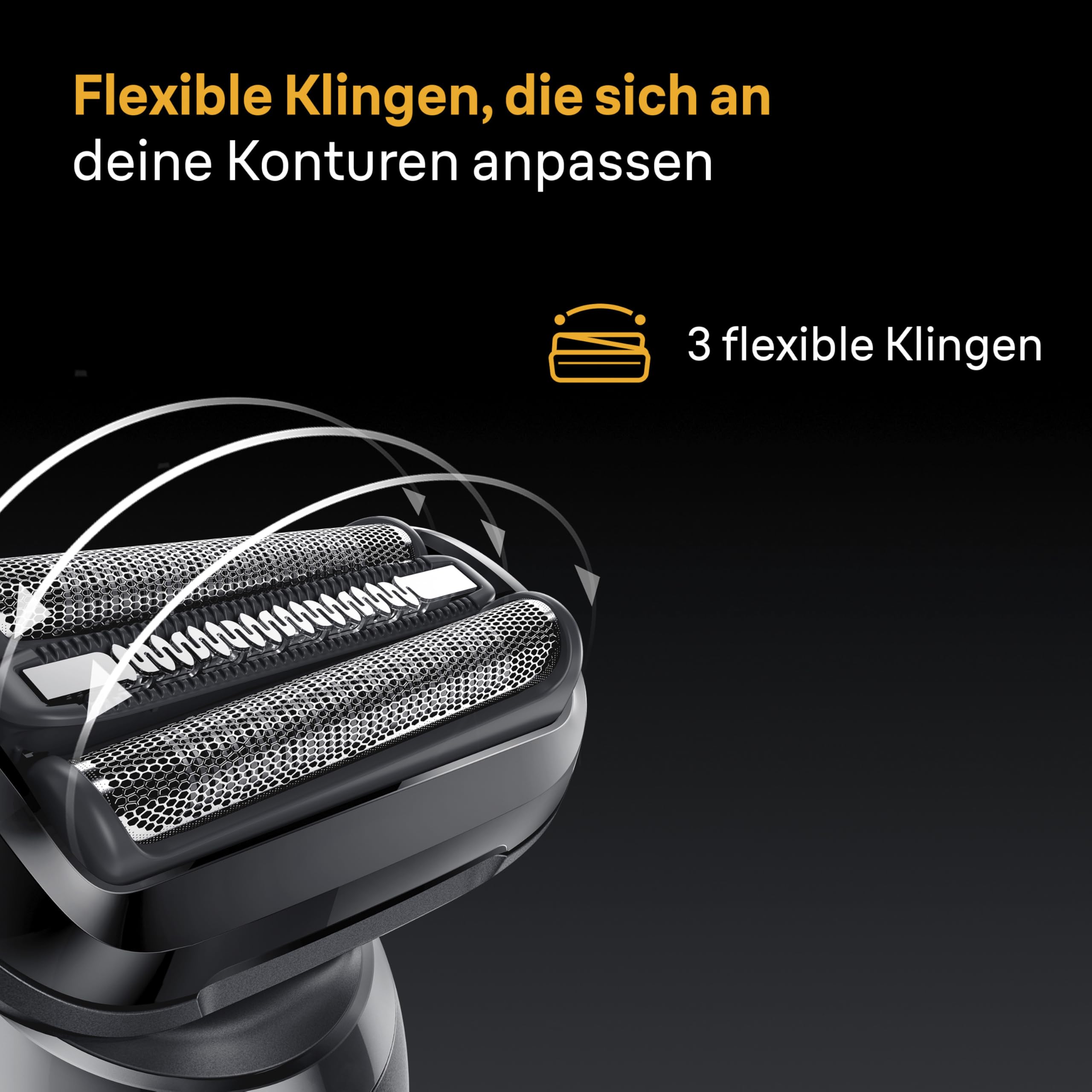 Series 5 Elektrorasierer Herren, Rasierapparat mit 50 Min. Akku, 52-N7650cc, Schwarz