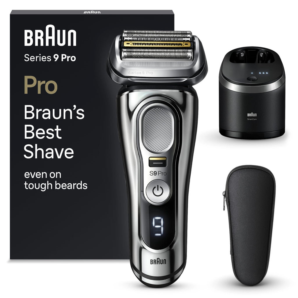 Series 9 Pro Premium Elektrorasierer mit 4+1 Scherkopf, Rasierer Herren Elektrisch, 9486cc, chrom