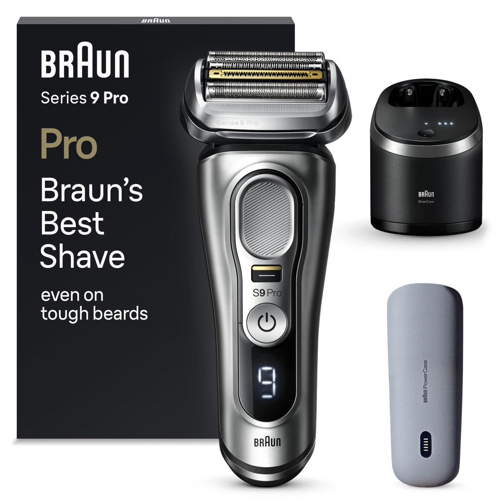 Series 9 Pro Premium Elektrorasierer mit 4+1 Scherkopf, Rasierer Herren Elektrisch, 9497cc, silber