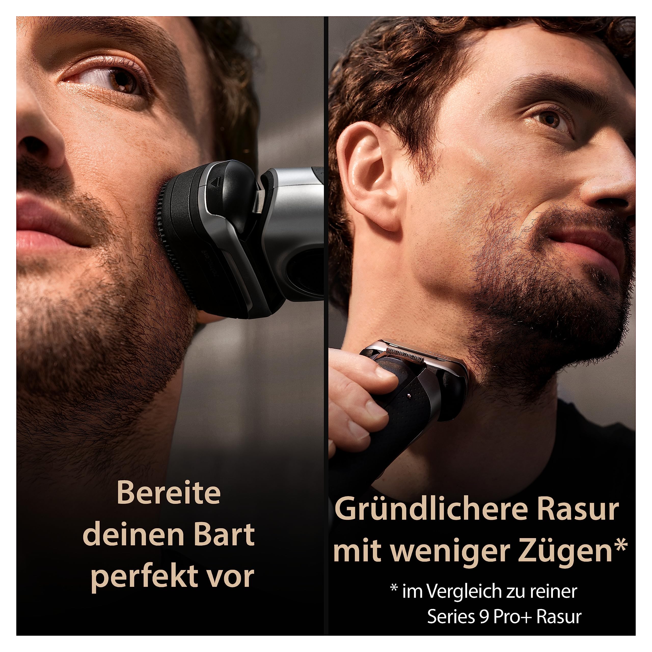 Series 9 Pro+ Rasierer Herren Elektrisch, Elektrorasierer mit 5 Rasierelementen, 9597cc, Silber