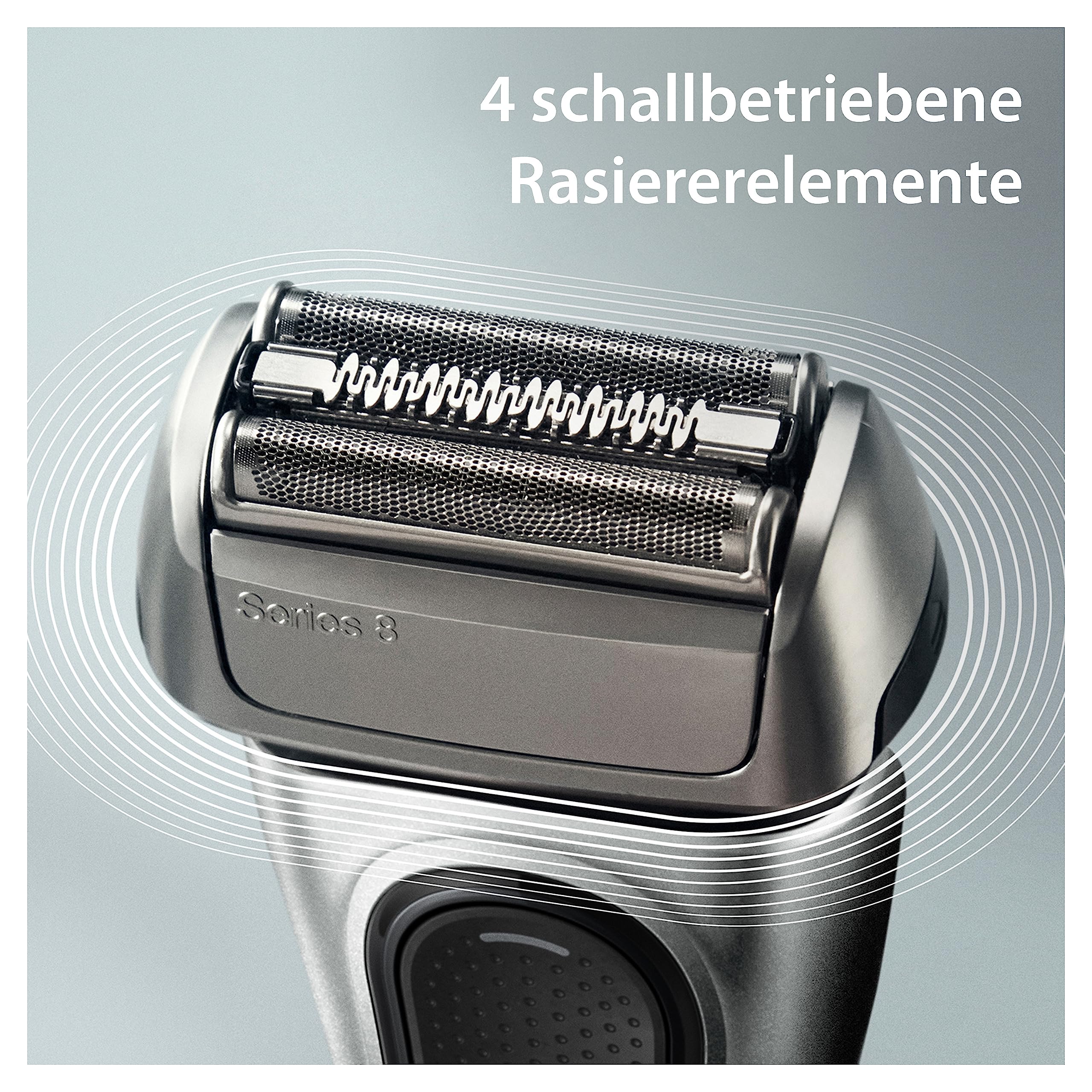Series 8 Rasierer Herren Elektrisch mit 4+1 Scherkopf, Elektrorasierer, 8517s, silber
